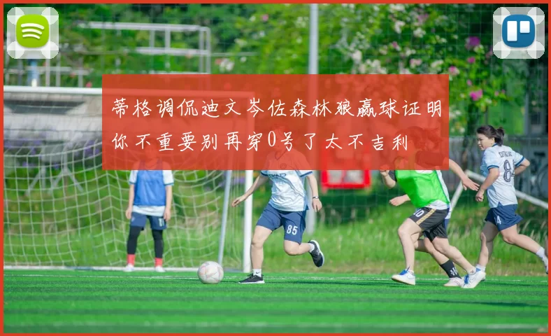 蒂格调侃迪文岑佐森林狼赢球证明你不重要别再穿0号了太不吉利